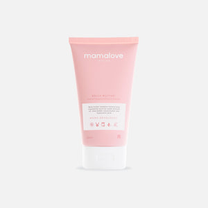Squeeze tube belly butter, with a cap on the bottom for easy dispensing